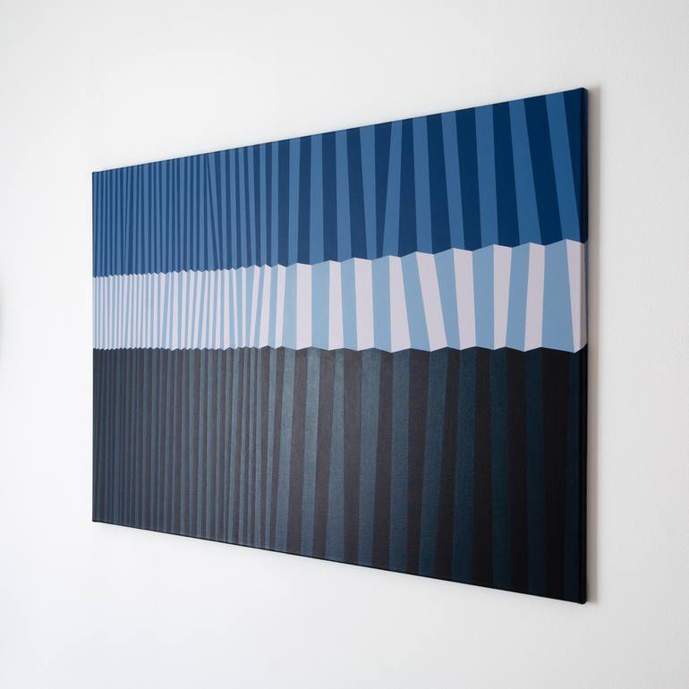 Original Abstract Geometric Painting by Kristina NulešI