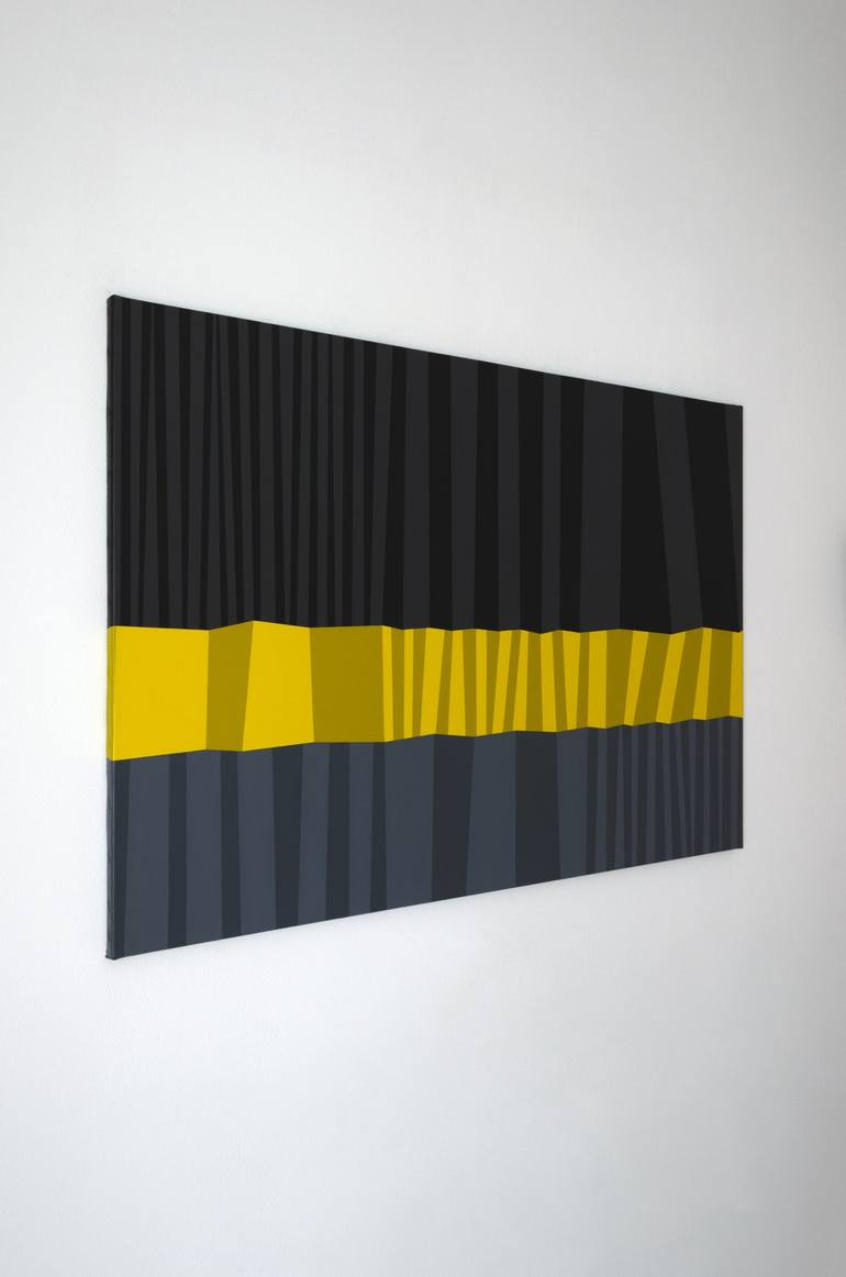 Original Abstract Geometric Painting by Kristina Nuleši