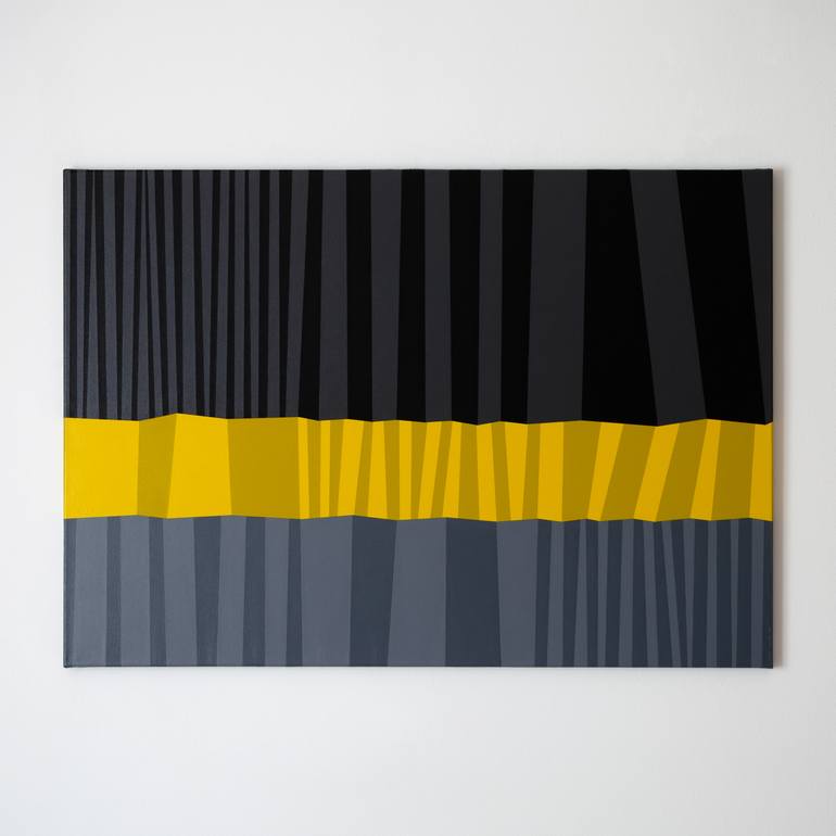Original Abstract Geometric Painting by Kristina NulešI