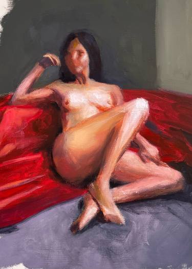 Original Figurative Nude Paintings by Carlos Jimenez
