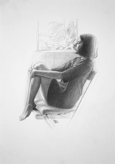 Original Still Life Drawings by Carlos Jimenez