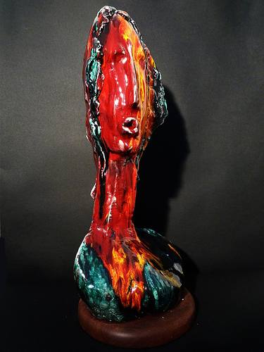 Original Expressionism Nude Sculpture by Gian Genta