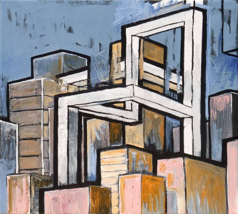 Cityscape with Chair