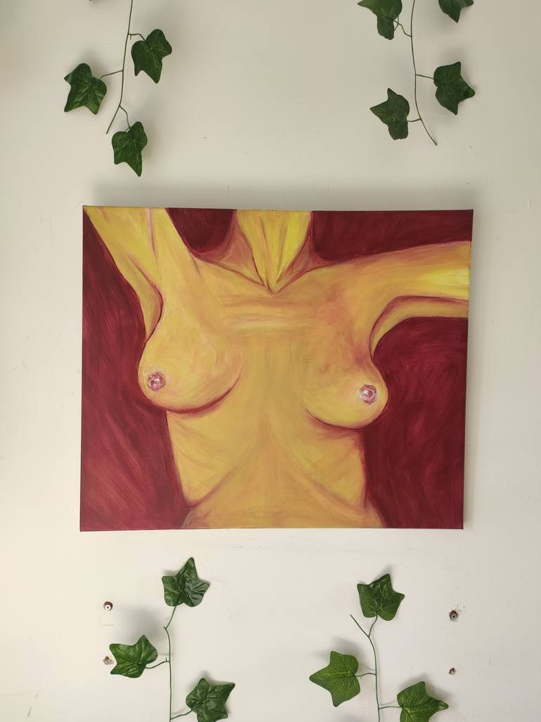 Original Figurative Body Painting by Irina Ovchinnikova