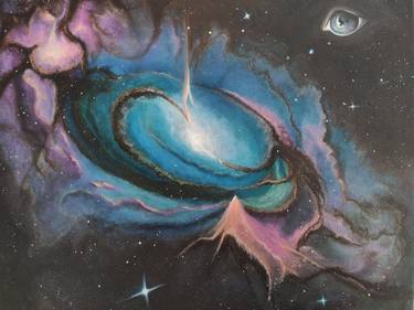 Original Outer Space Paintings by Irina Ovchinnikova