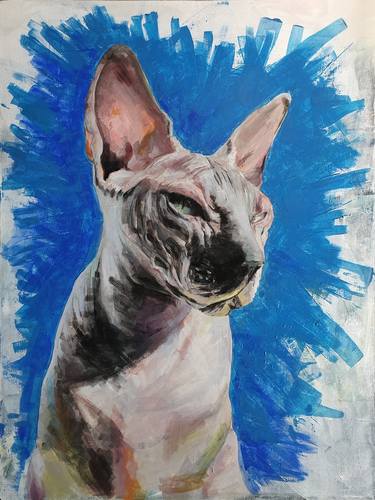 Print of Portraiture Cats Paintings by Artemii Bordo