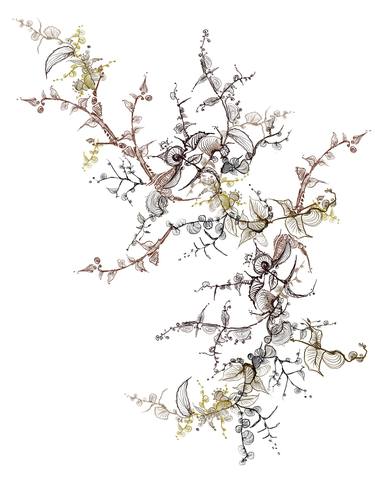 Original Abstract Botanic Digital by Artemii Bordo
