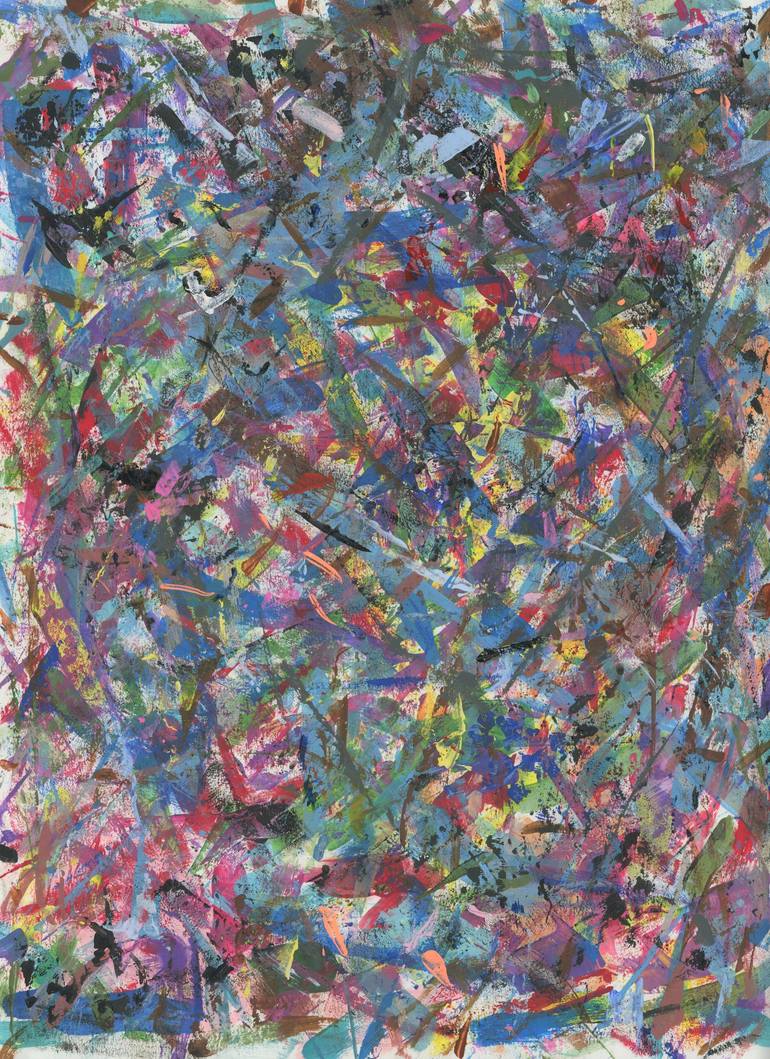 Original Modernism Abstract Painting by Jennifer Ford