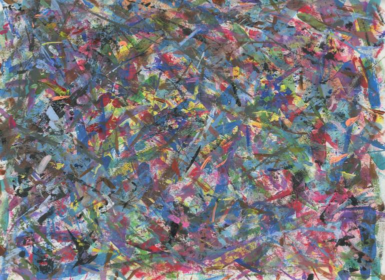 Original Modernism Abstract Painting by Jennifer Ford