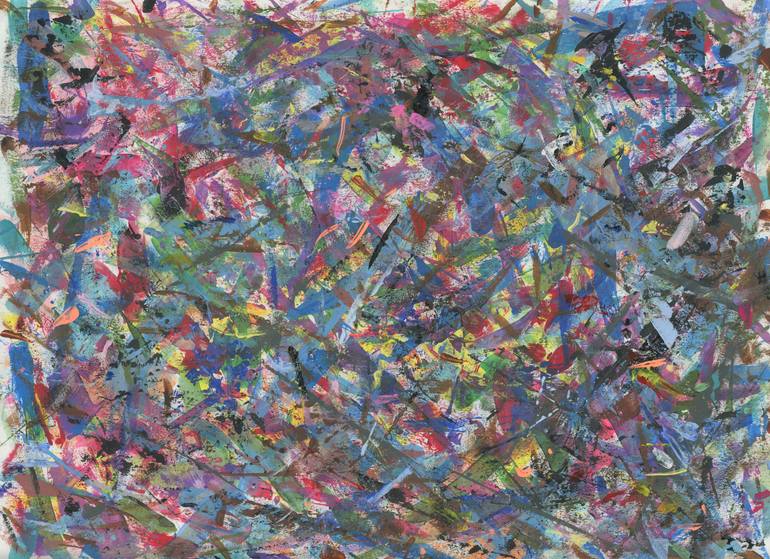 Original Modernism Abstract Painting by Jennifer Ford