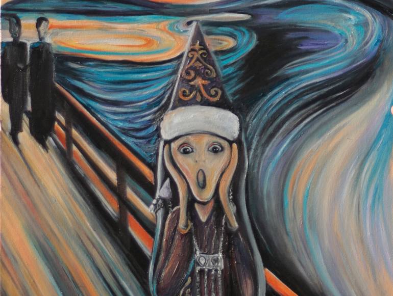 Do not be silent Painting by Roza Bexultanova | Saatchi Art