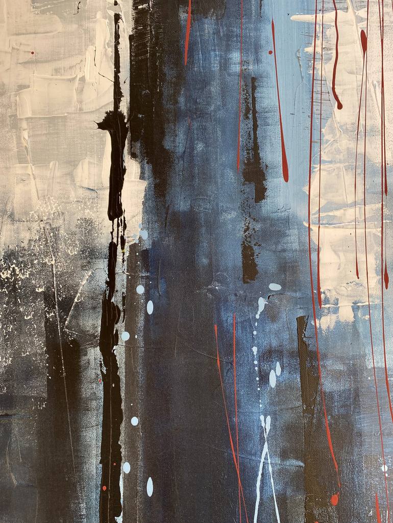 Original Abstract Expressionism Abstract Mixed Media by Aggela Kougli