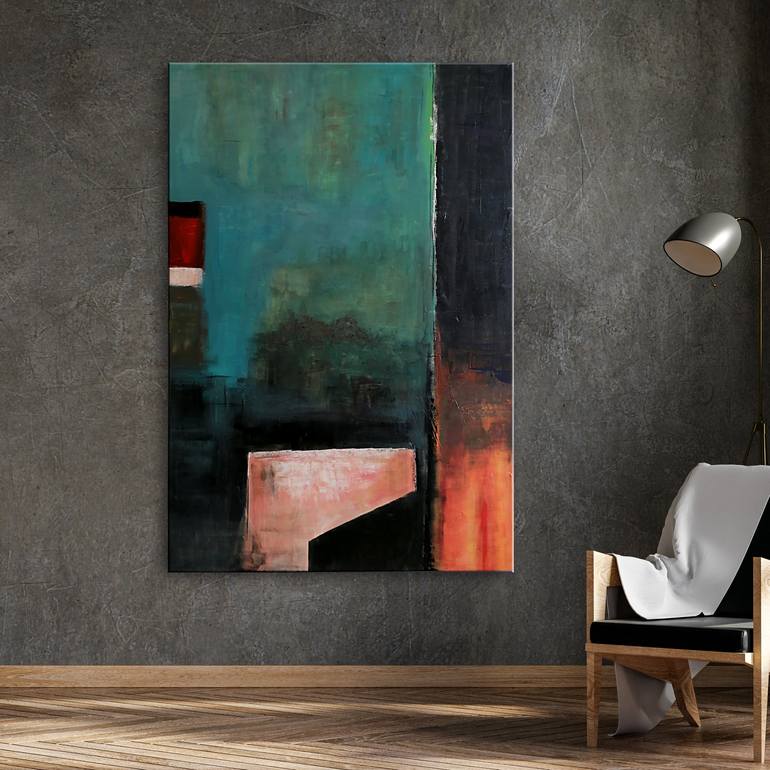 Original Abstract Expressionism Abstract Painting by Aggela Kougli