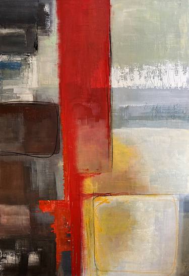 Original Abstract Expressionism Abstract Paintings by Aggela Kougli