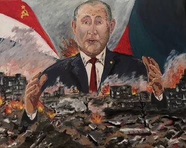 Original Documentary Political Paintings by Joan Vilardebò