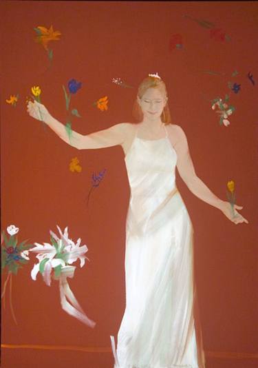 Original Figurative Women Paintings by Mary Hatch