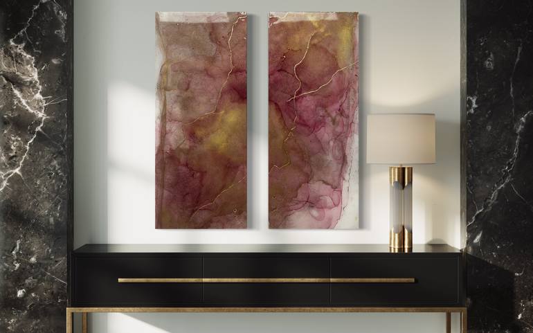 Original Contemporary Abstract Painting by Abstraxia Art