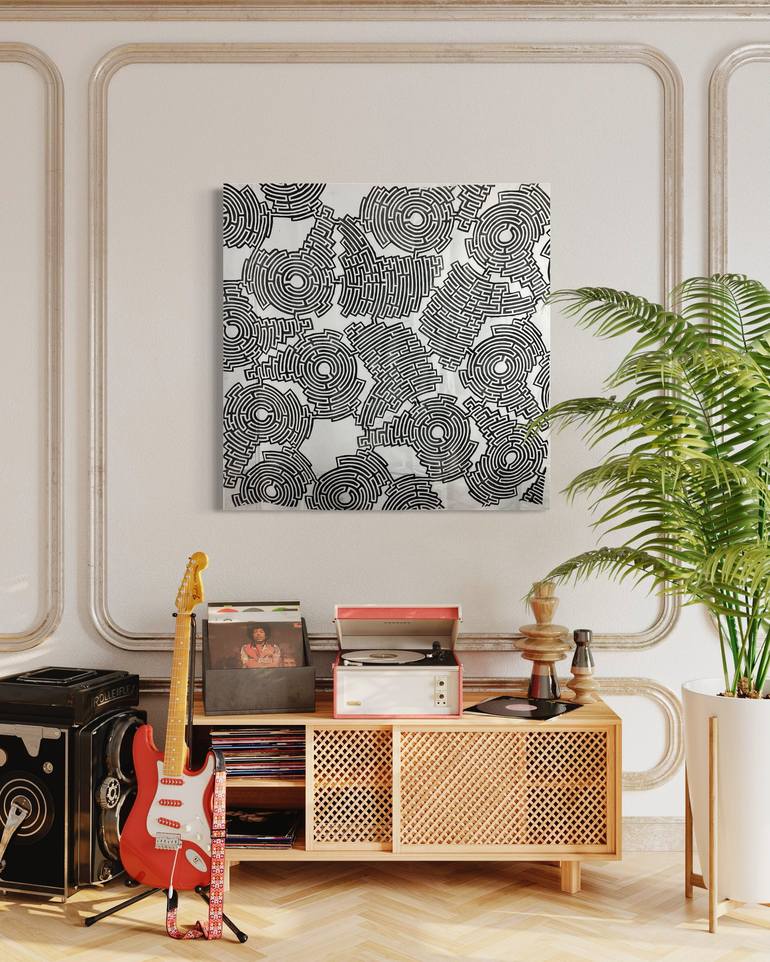 Original Geometric Printmaking by Michael E Voss