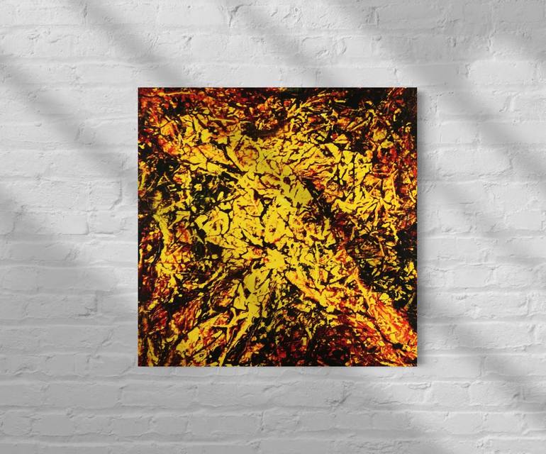 Original Abstract Patterns Painting by Michael E Voss