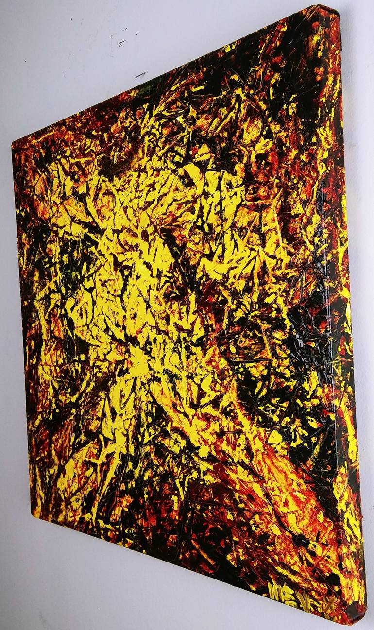 Original Abstract Patterns Painting by Michael E Voss