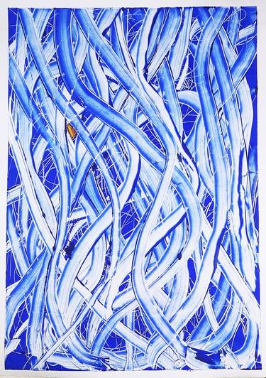 Print of Abstract Expressionism Water Printmaking by Michael E Voss