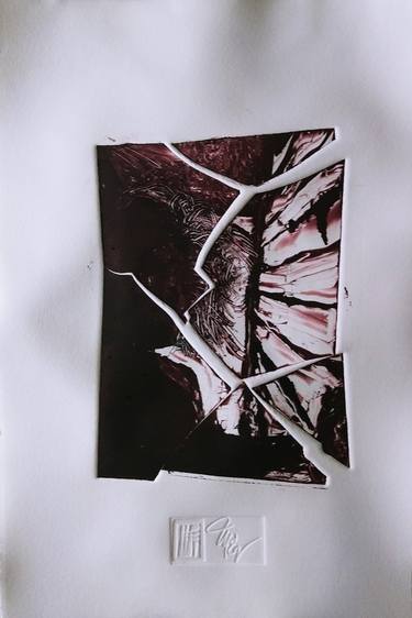 Original Abstract Printmaking by Michael E Voss