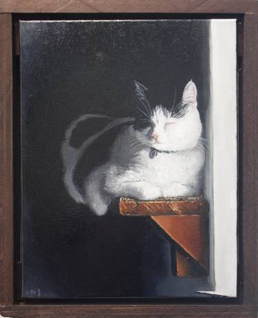 Print of Cats Paintings by Michael E Voss
