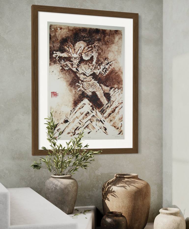 Original Abstract Expressionism Other Printmaking by Michael E Voss