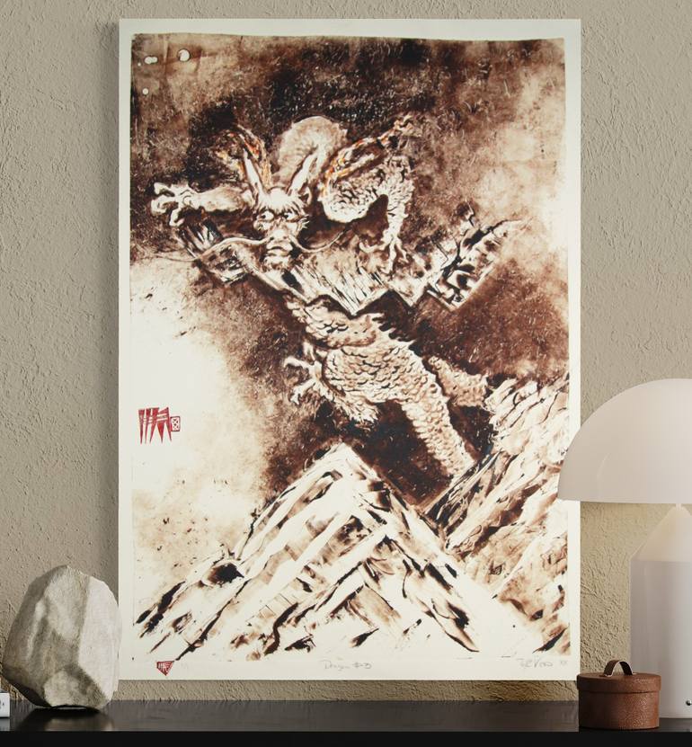 Original Abstract Expressionism Other Printmaking by Michael E Voss