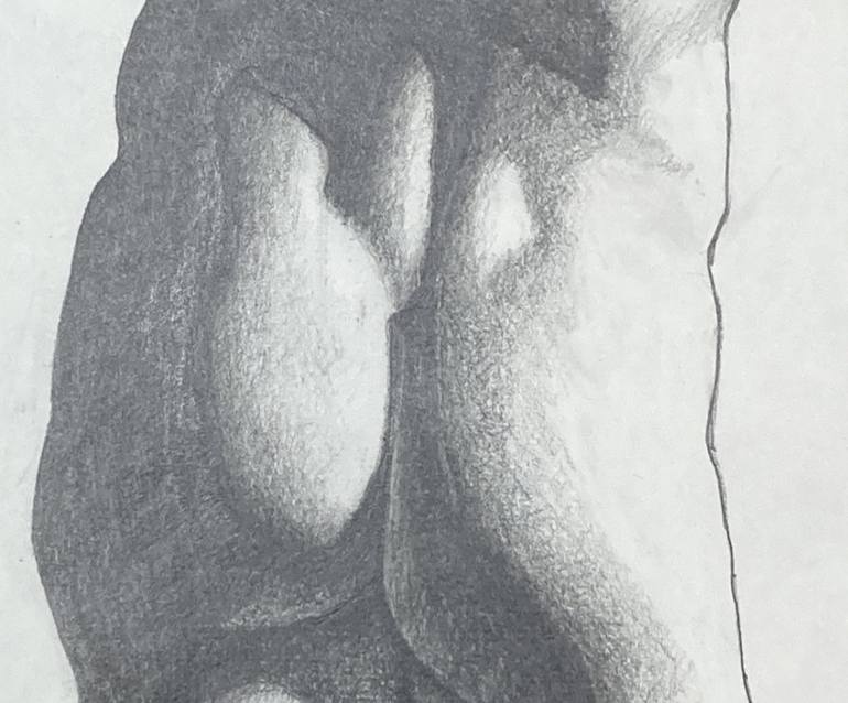 Original Classicism Nude Drawing by Michael E Voss