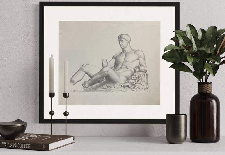 Original Classicism Classical Mythology Drawing by Michael E Voss