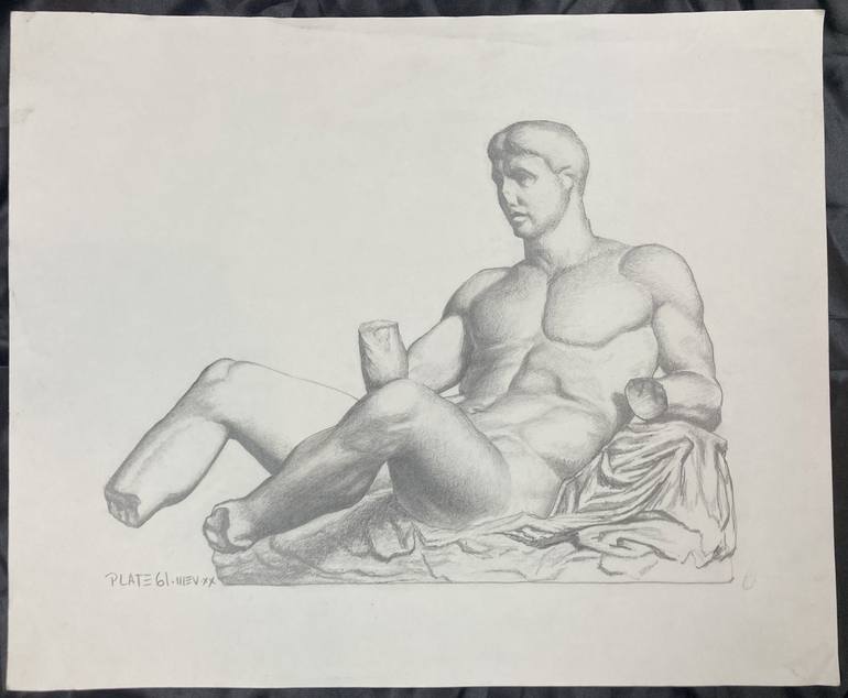 Original Classicism Classical Mythology Drawing by Michael E Voss