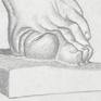 Foot Study - After Bargue | Michael Voss Fine Art