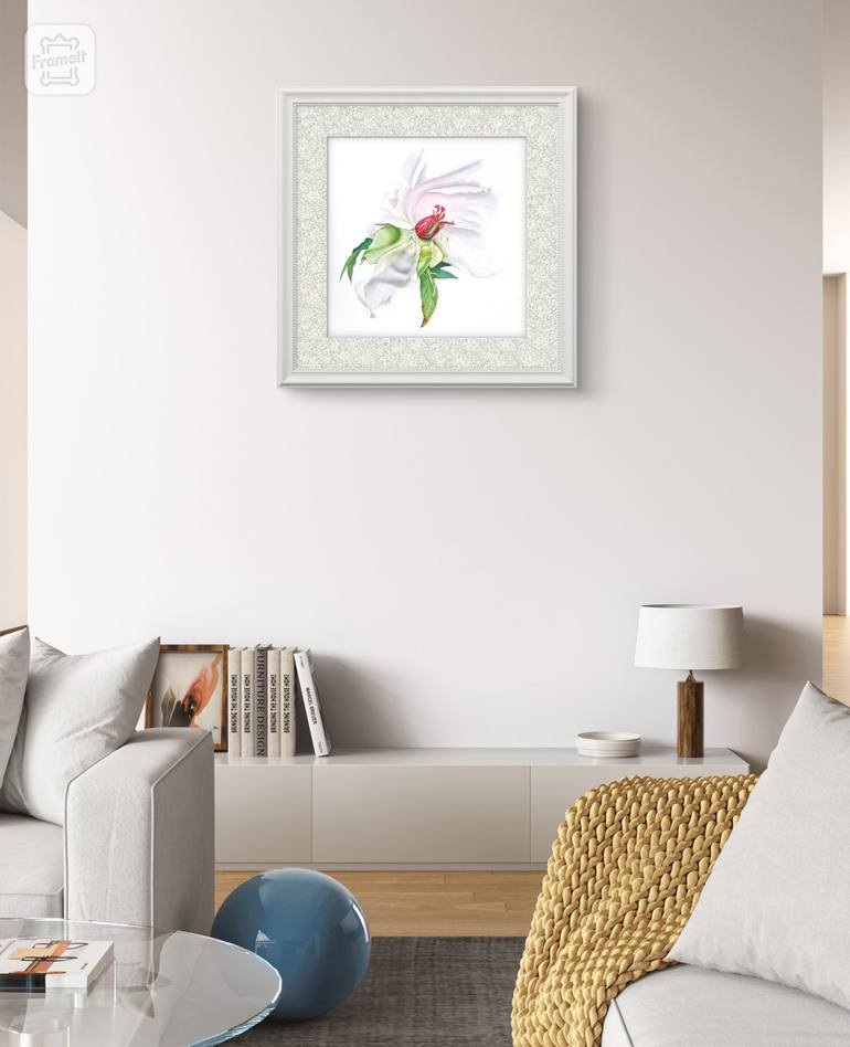 Original Illustration Botanic Painting by Natalia Buhaienko