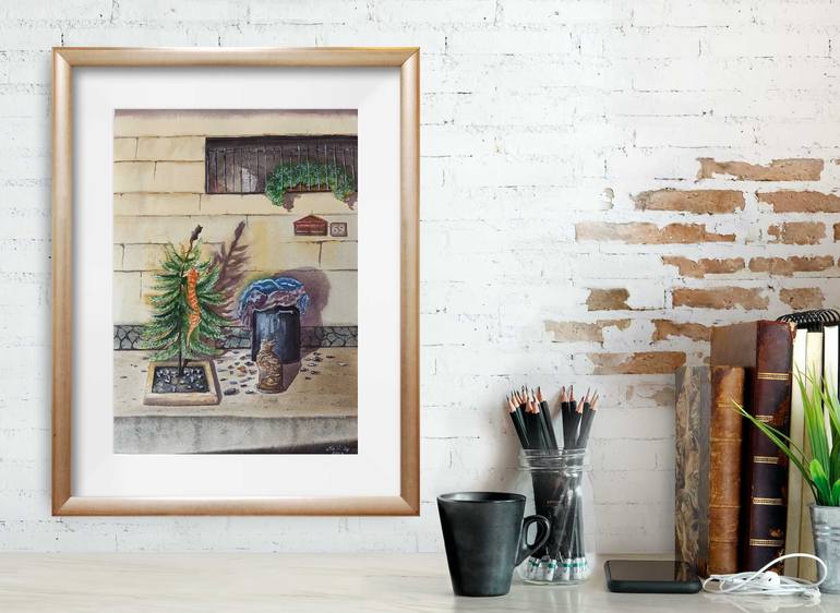 Original Expressionism Animal Painting by Natalia Buhaienko