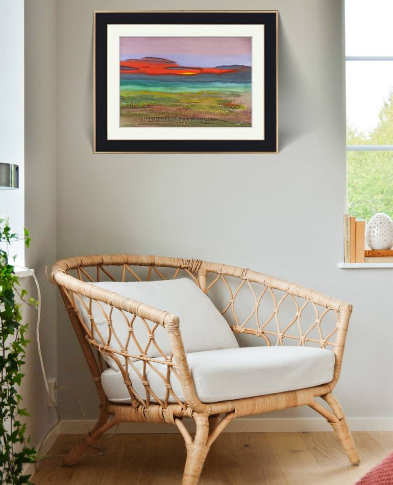 Original Impressionism Landscape Painting by Natalia Buhaienko