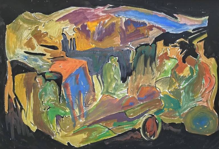 Original Abstract Paintings by Mohd Israr