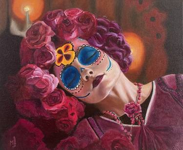 Original Contemporary Women Painting by Monica Alikoviene