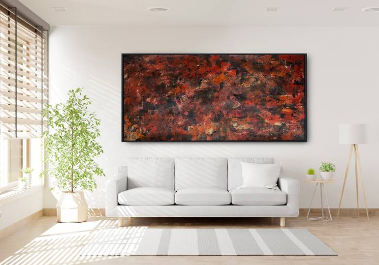 Original Abstract Expressionism Abstract Painting by Sayema Shaikh
