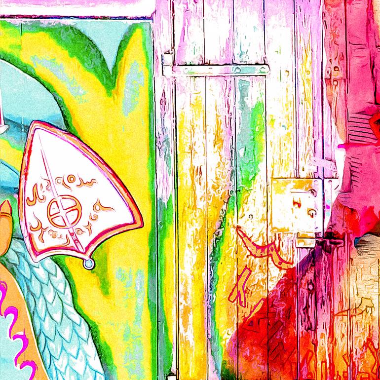 Original Street Art Women Digital by Ronny Fischer