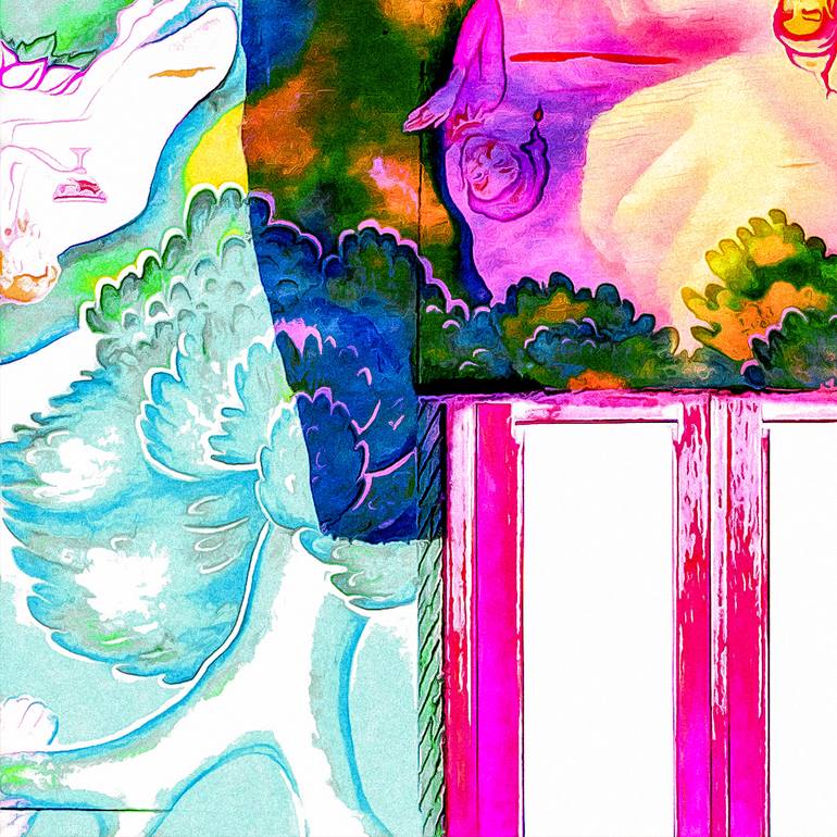 Original Street Art Women Digital by Ronny Fischer
