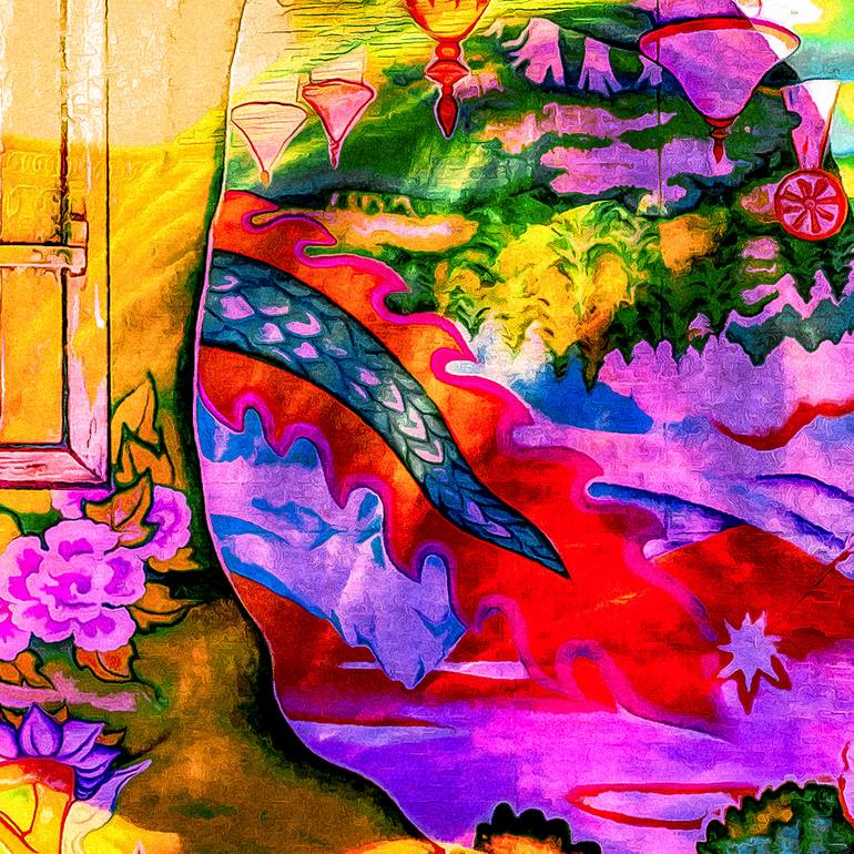 Original Street Art Women Digital by Ronny Fischer