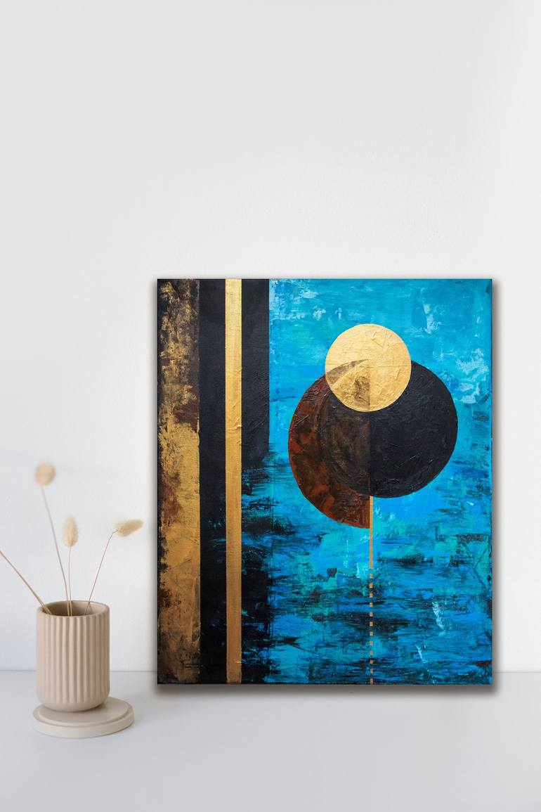 Original Abstract Painting by Réka Csajághy