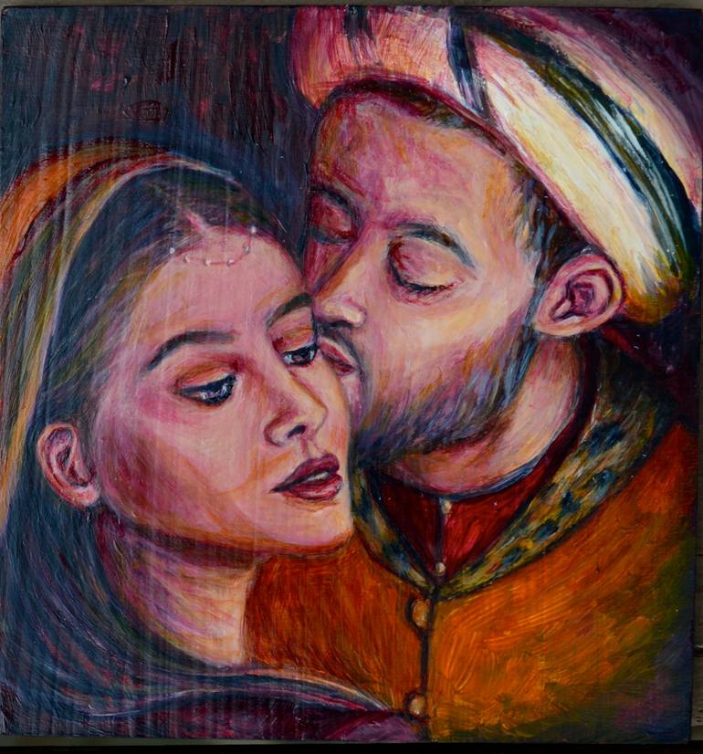 Original Figurative People Painting by Fariba Doroudian