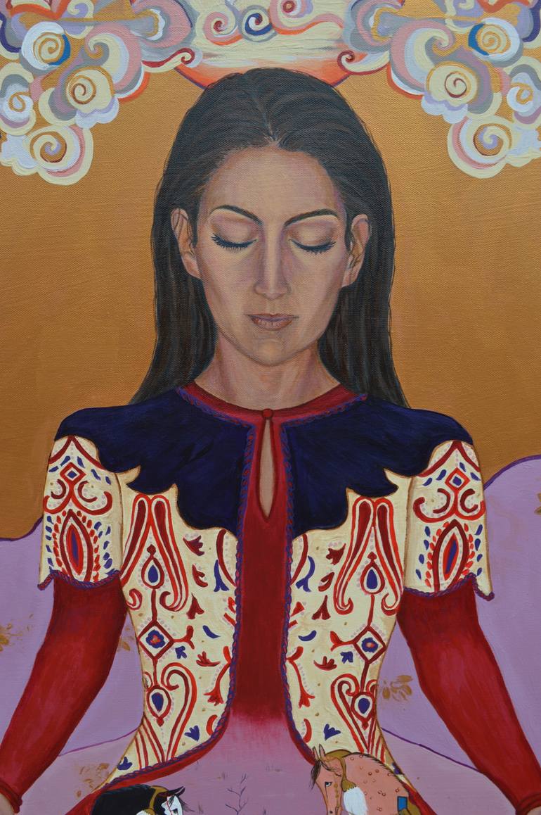 Original Contemporary Women Painting by Fariba Doroudian