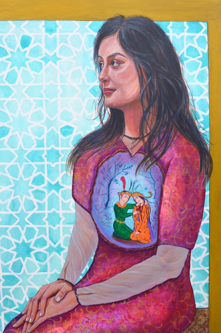 Original Women Painting by Fariba Doroudian