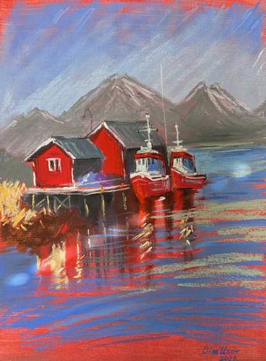 Print of Boat Paintings by Dim Usov