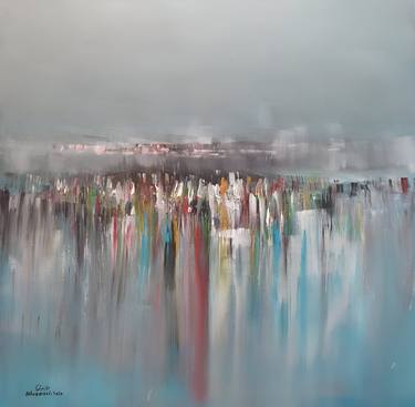 Original Abstract Expressionism Abstract Paintings by Essam Asiri