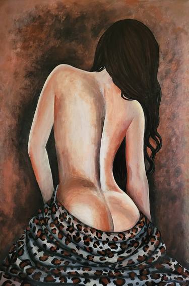 Original Realism Erotic Paintings by Art of Jameela