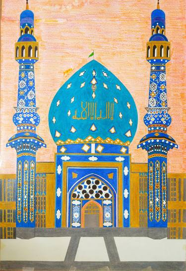 Print of Architecture Paintings by Abrar Abbas
